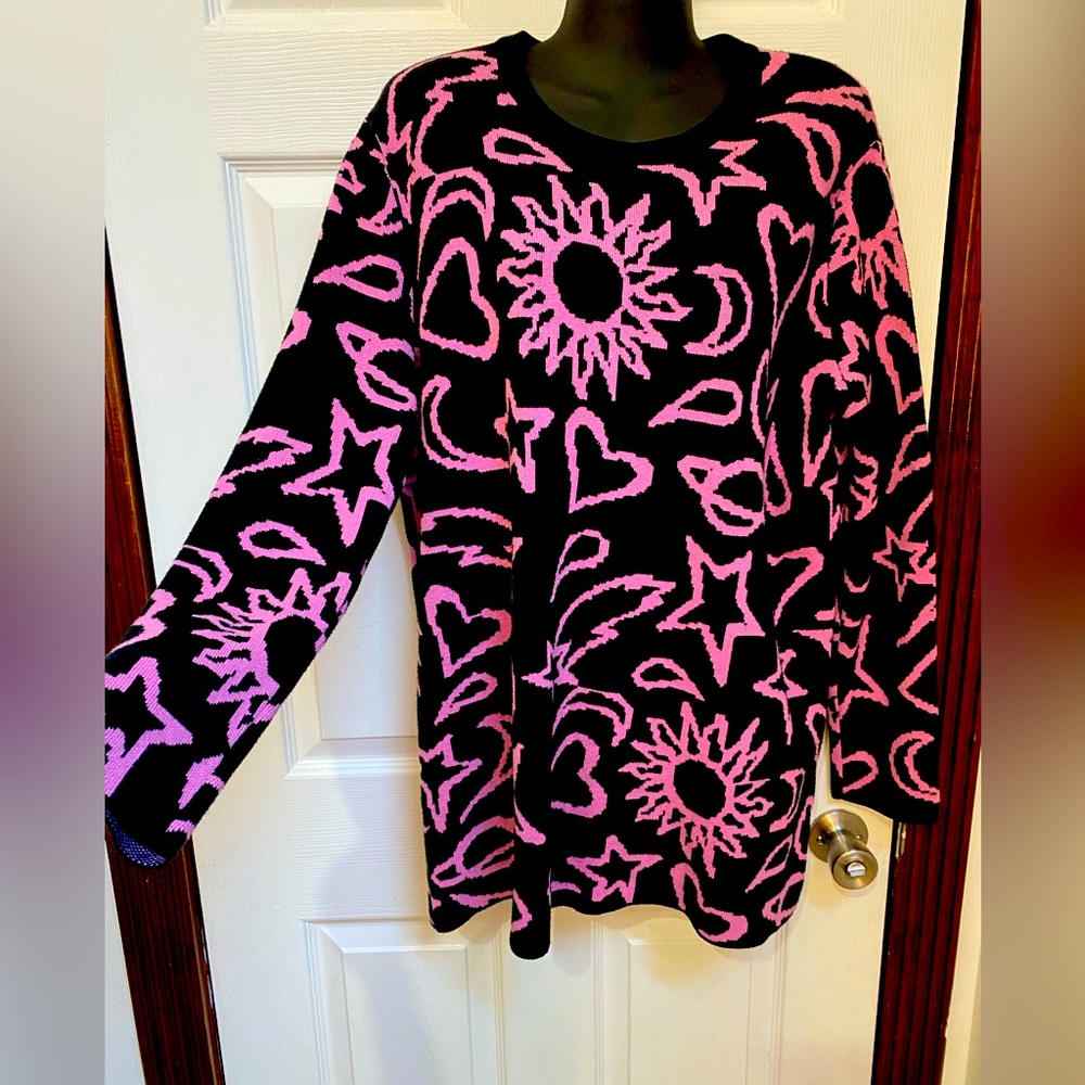 Delia’s oversized sweater XS will fit S-L comfy lounge witch punk goth